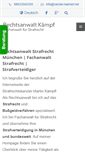 Mobile Screenshot of kanzlei-kaempf.net
